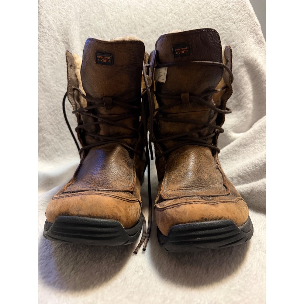 UGG Adirondack II Boot Mens 10.5 Brown Good Waterproof eVent Vibram 3023